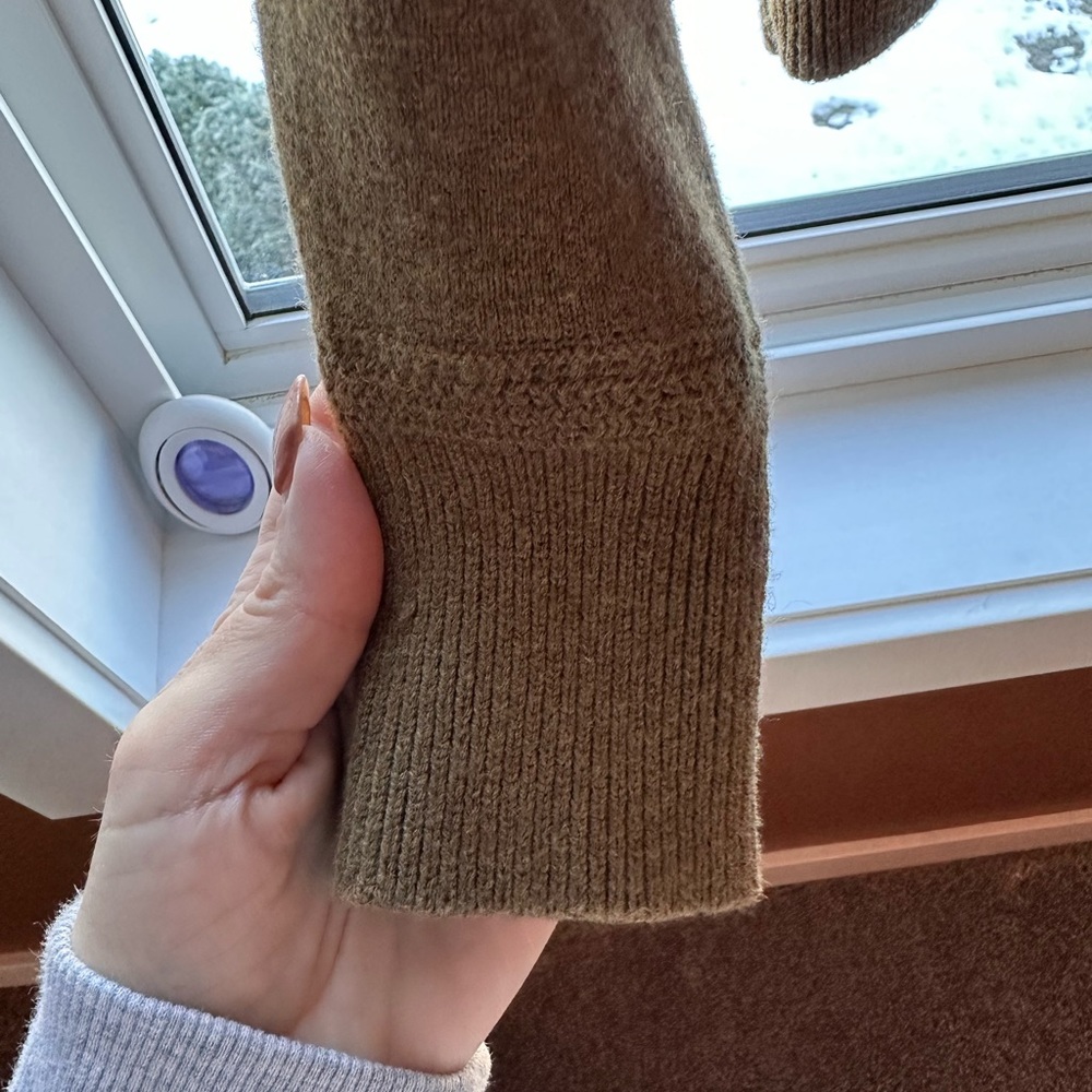 Isabel Marant Étoile mock neck olive sweater NWOT XS - Picture 6 of 9